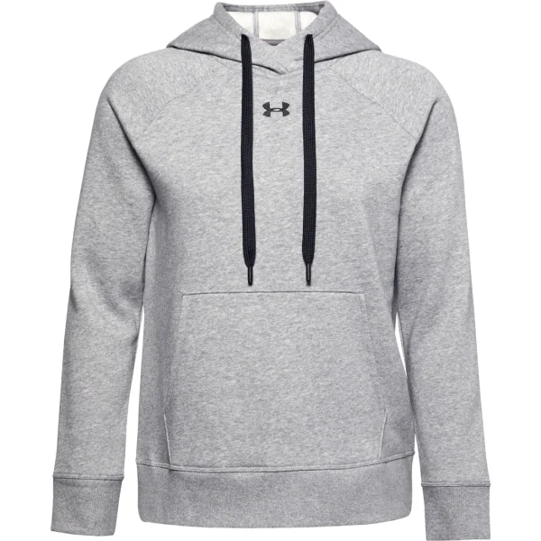 Meilleur prix 👏 Fitness Femme Under Armour Sweat À Capuche Femme Under Armour Rival Fleece Hb GRIS 👏 6