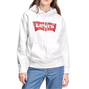 Remise 😀 Mode- Lifestyle Femme Levi’s Levi’s Graphic Standard Hoodie 184870024 BLANC 🎁 14