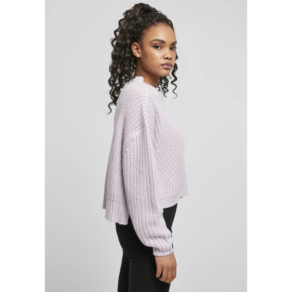 Grosses soldes 💯 Mode- Lifestyle Femme Urban Classics Sweatshirt Femme Urban Classics Wide Oversizeer VIOLET 💯 1