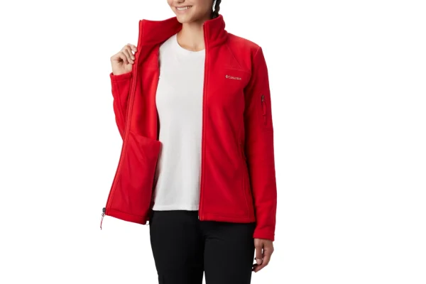 Meilleure vente ⌛ Mode- Lifestyle Femme Columbia Fast Trek Ii Jacket ROUGE ❤️ 7