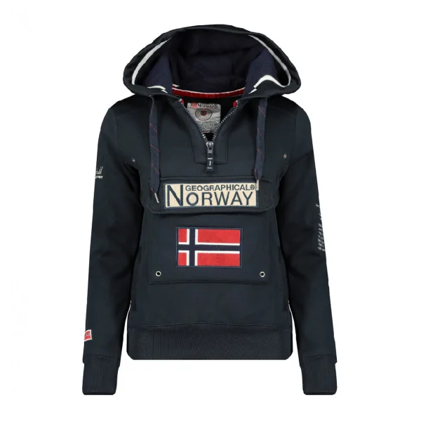 Nouveau ❤️ Mode- Lifestyle Fille Geographical Norway Sweat Marine Fille Geographical Norway Gymclass New BLEU 🧨 6