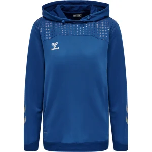 Vente flash 😀 Fitness Femme Hummel Sweatshirt À Capuche Femme Hummel Hmllead Poly BLEU 🛒 12