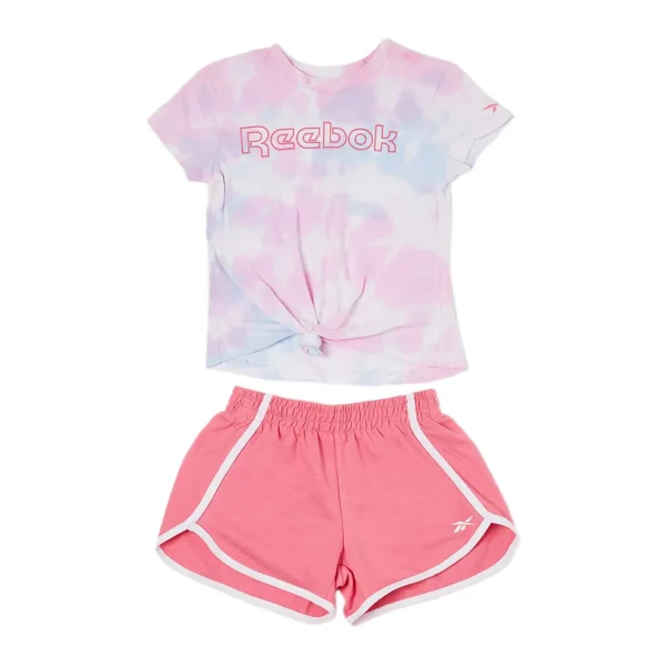 Tout neuf 🎉 Mode- Lifestyle Fille Reebok Ensemble Rose Fille Reebok Azalea ROSE 🔥 3