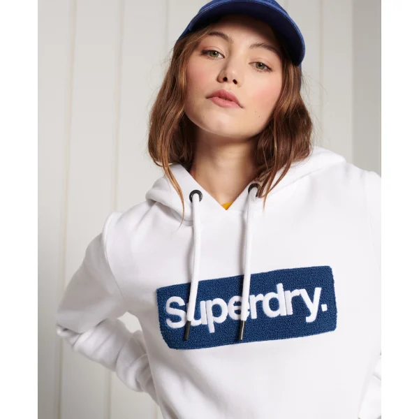 Grosses soldes 👏 Mode- Lifestyle Femme Superdry Superdry Cl Workwear Sweat Cap Femme BLANC 😀 5