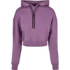 Top 10 🌟 Mode- Lifestyle Femme Urban Classics Sweatshirt Femme Urban Classics Court Terry-grandes Tailles VIOLET 🧨 22