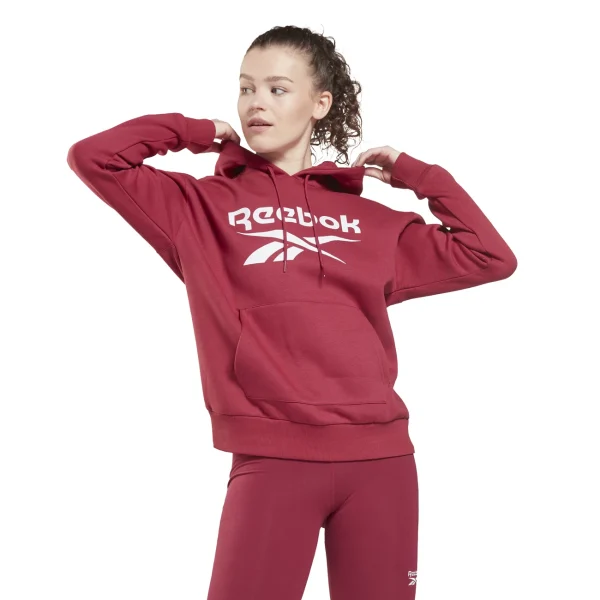 Le moins cher 😍 Mode- Lifestyle Femme Reebok Sweat À Capuche Femme Reebok Identity Logo Fleece ROSE 🎉 1