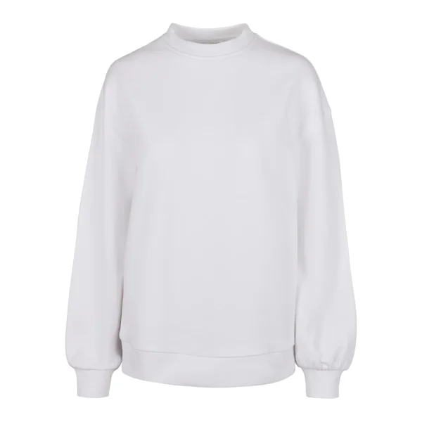 Nouveau 🥰 Mode- Lifestyle Femme Urban Classics Urban Classics Ladies – Organic Oversized Pullover Crewneck BLANC 🧨 4