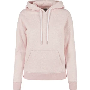 Promo 😀 Mode- Lifestyle Femme Urban Classics Sweatshirt Femme Urban Classics Color Melange-grandes Tailles ROSE 🧨 12