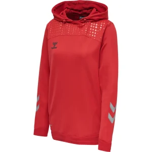 Meilleure affaire 🎉 Fitness Femme Hummel Sweatshirt À Capuche Femme Hummel Hmllead Poly ROUGE ⌛ 12