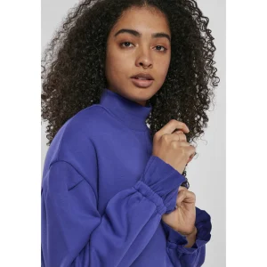 Les meilleures critiques de 🔔 Mode- Lifestyle Femme Urban Classics Sweatshirt Femme Urban Classics Turtleneck Crew BLEU ✨ 18