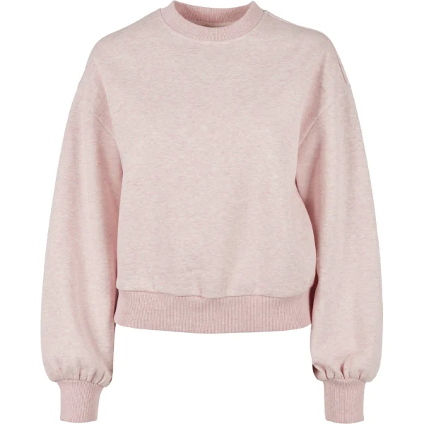 Le moins cher 👏 Mode- Lifestyle Femme Urban Classics Sweatshirt Femme Urban Classics Oversized Col Rond ROSE 🌟 7