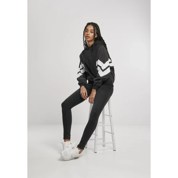 Grosses soldes 🛒 Mode- Lifestyle Femme Urban Classics Sweatshirt Femme Ladies Mix Urban Classics NOIR 🤩 5