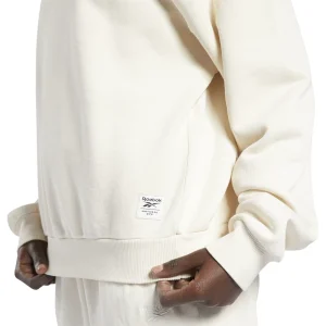 De gros 🧨 Mode- Lifestyle Femme Reebok Classics Sweatshirt Col Rond Femme Reebok Classics BLANC 🔔 16