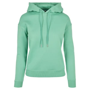 Grosses soldes ✔️ Mode- Lifestyle Femme Urban Classics Sweat À Capuche Femme Urban Classics (grandes Tailles) VERT 🤩 12