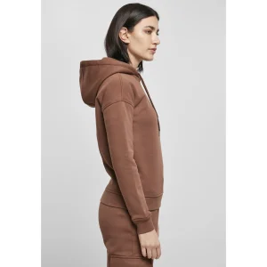 Grosses soldes 🎁 Mode- Lifestyle Adulte Urban Classics Sweatshirt Urban Classics Ladies Organic (grandes Tailles) MARRON 👍 12