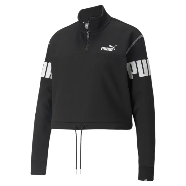 Nouveau ❤️ Mode- Lifestyle Femme Puma Puma Power Sweat Femme NOIR 😀 3