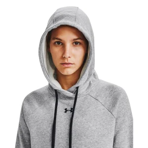 Meilleur prix 👏 Fitness Femme Under Armour Sweat À Capuche Femme Under Armour Rival Fleece Hb GRIS 👏 12