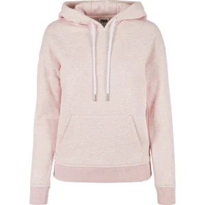 Promo 😀 Mode- Lifestyle Femme Urban Classics Sweatshirt Femme Urban Classics Color Melange-grandes Tailles ROSE 🧨 10