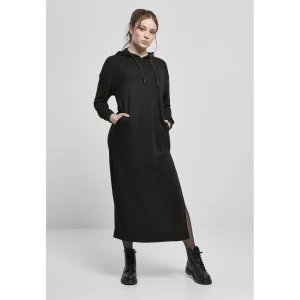 De gros ❤️ Mode- Lifestyle Femme Urban Classics Sweatshirt Robe Femme Urban Classics Modal Terry Long-grandes Tailles NOIR 👏 15