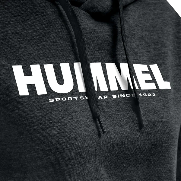 De gros 🎁 Multisport Femme Hummel Hummel Hmllegacy Cropped Hoodie 👩 Woman Black NOIR 😉 5