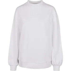 Nouveau 🥰 Mode- Lifestyle Femme Urban Classics Urban Classics Ladies – Organic Oversized Pullover Crewneck BLANC 🧨 10