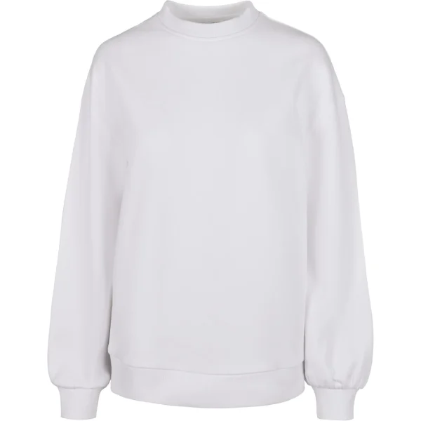 Nouveau 🥰 Mode- Lifestyle Femme Urban Classics Urban Classics Ladies – Organic Oversized Pullover Crewneck BLANC 🧨 3