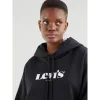 Promo 🧨 Mode- Lifestyle Femme Levi’s Levi’s Graphic Standard Hoodie NOIR ⭐ 22