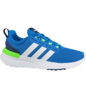 Nouveau 🔔 Enfant Adidas Adidas Racer Tr21 K BLEU 💯 10