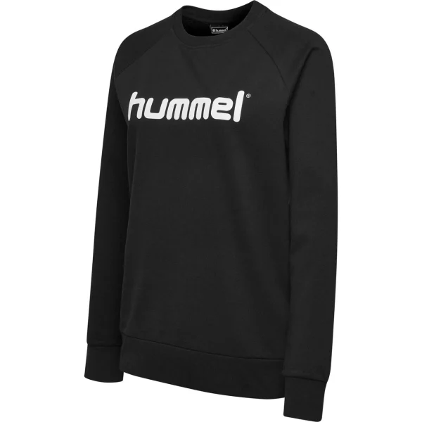 Offres 🌟 Fitness Femme Hummel Sweatshirt Femme Hummel Cotton Logo GRIS 🌟 7