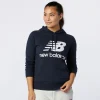 Vente flash 🛒 Course A Pied Femme New Balance Sweatshirt À Capuche Femme New Balanceessentials NOIR ✨ 10