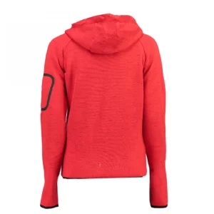 Sortie 🤩 Mode- Lifestyle Fille Geographical Norway Sweat Zippé Rouge Fille Geographical Norway Getincelle ROUGE ⭐ 18