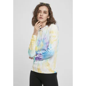 Sortie ⌛ Mode- Lifestyle Femme Urban Classics Sweatshirt Femme Urban Classics Tie Dye (grandes Tailles) MULTICOLORE 🛒 16