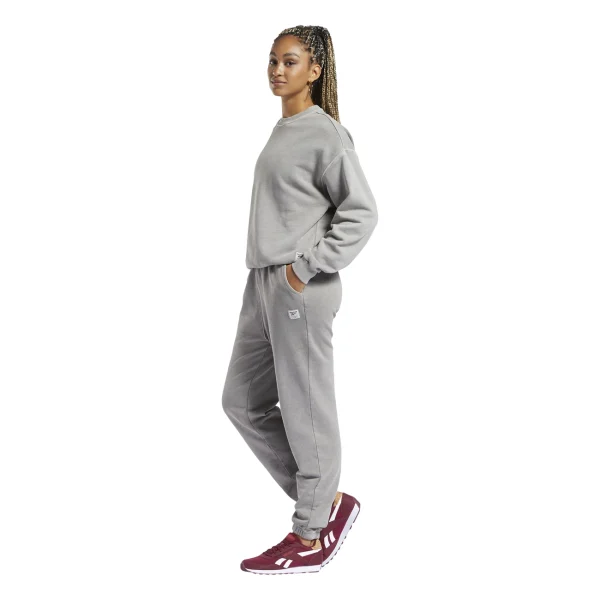 Top 10 🛒 Mode- Lifestyle Femme Reebok Sweatshirt Femme Reebok Classics Natural Dye Small Logo GRIS 🎁 6