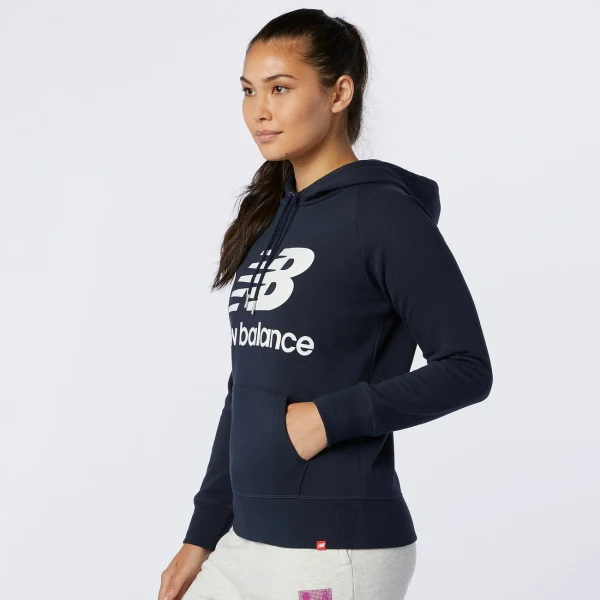 Vente flash 🛒 Course A Pied Femme New Balance Sweatshirt À Capuche Femme New Balanceessentials NOIR ✨ 3