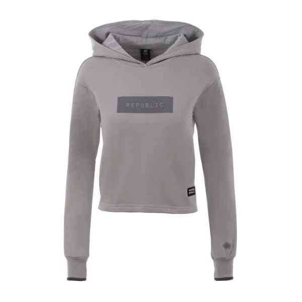 Budget 🔥 Fitness Femme Errea Sweatshirt Femme Errea Contemporary GRIS 🤩 4