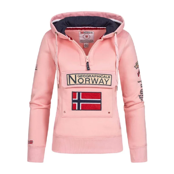 Le moins cher 👏 Mode- Lifestyle Fille Geographical Norway Sweat Rose Fille Geographical Norway Gymclass New ROSE 😉 7