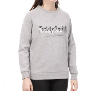 Top 10 😉 Mode- Lifestyle Femme Teddy Smith Sweat Gris Femme Teddy Smith Caviar GRIS 🥰 16