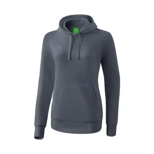 Remise 🌟 Fitness Femme Erima Sweatshirt À Capuche Femme Erima Basic GRIS 🤩 12