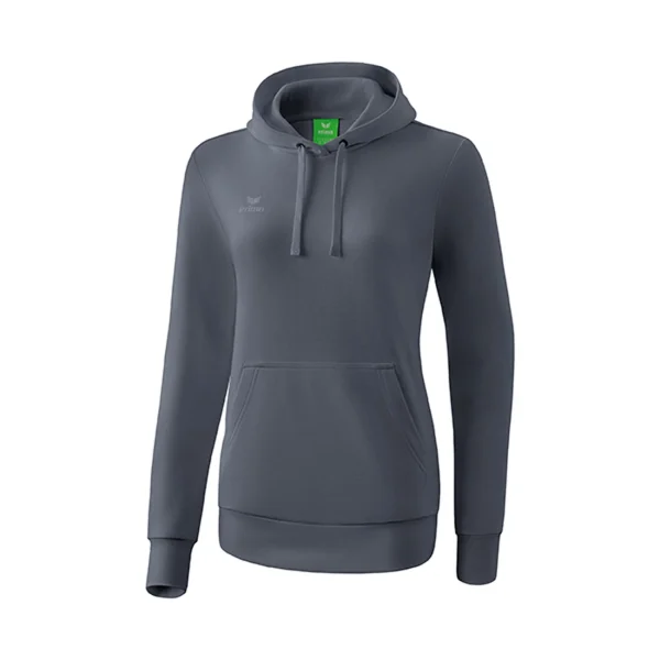 Remise 🌟 Fitness Femme Erima Sweatshirt À Capuche Femme Erima Basic GRIS 🤩 4