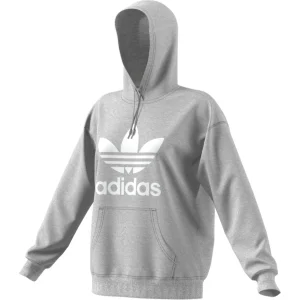 Remise ✨ Mode- Lifestyle Femme Adidas Sweatshirt Femme Adidas Classics Trefoil GRIS 🔔 14