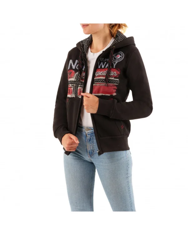 Promo 🤩 Mode Femme Geographical Norway Farlotte Lady NOIR 🤩 5