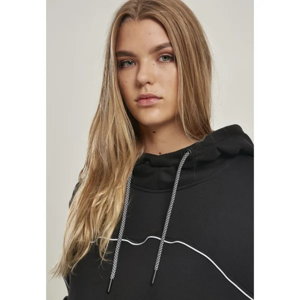 Nouveau 🤩 Mode- Lifestyle Femme Urban Classics Sweatshirt Femme Urban Classic Reflective NOIR 🎉 1