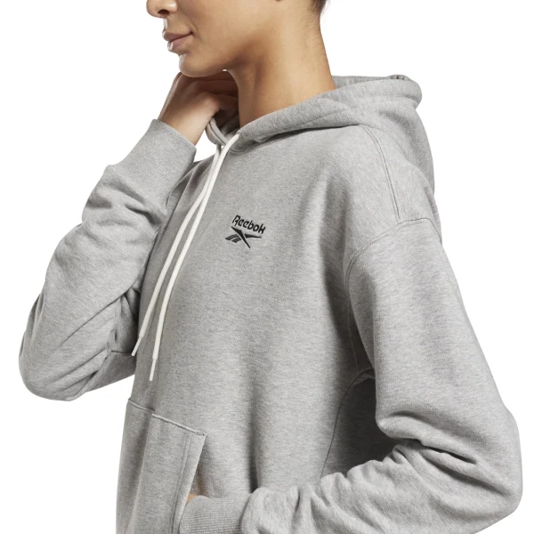 Nouveau 🧨 Mode- Lifestyle Femme Reebok Sweat Reebok Ri French Terry Hoody GRIS 🌟 5