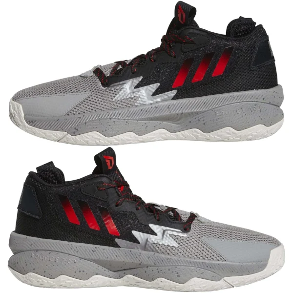 Sortie 😀 Basket Ball Homme Adidas Chaussures Indoor Adidas Dame 8 GRIS 😀 3