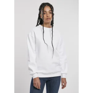 Nouveau 🥰 Mode- Lifestyle Femme Urban Classics Urban Classics Ladies – Organic Oversized Pullover Crewneck BLANC 🧨 18