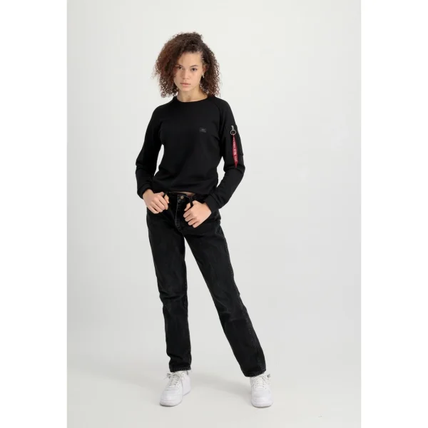 Meilleure affaire 🤩 Mode- Lifestyle Femme Alpha Industries Sweatshirt Femme Alpha Industries X-fit NOIR 👍 1