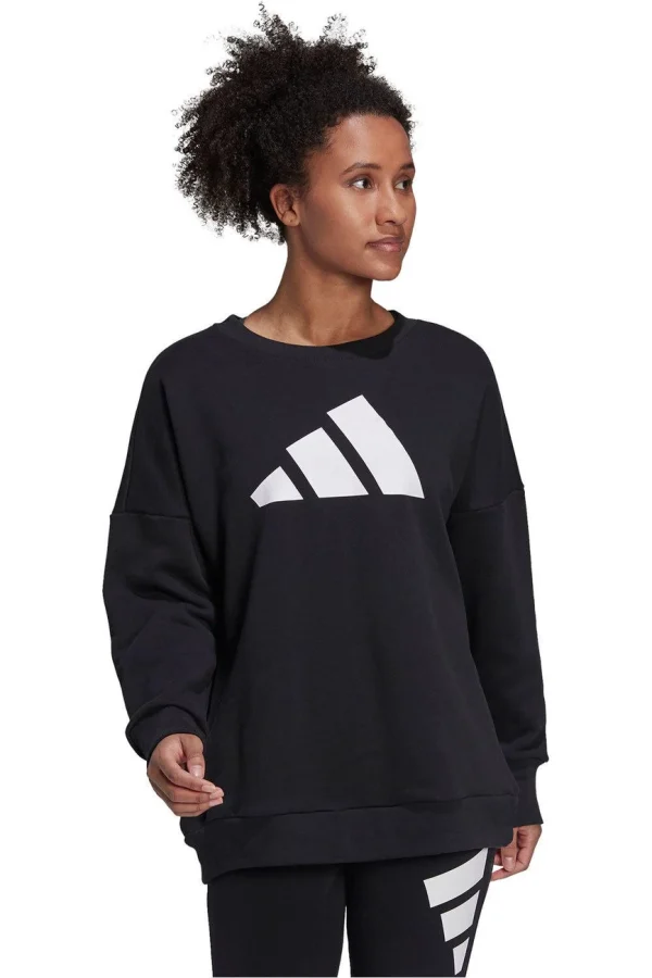 Tout neuf 🥰 Fitness Femme Adidas Sweatshirt Femme Adidas Sportswear Future Icons NOIR ✨ 5