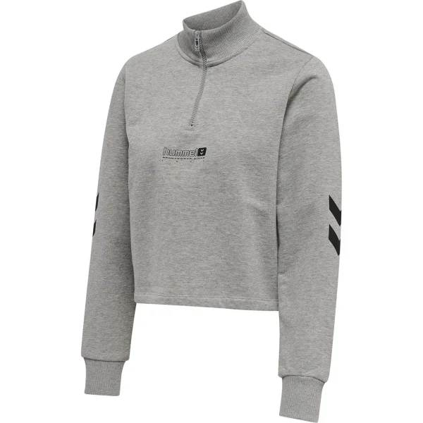 Meilleure vente 🥰 Fitness Femme Hummel Sweatshirt Femme Hummel Hmllgc Nikka GRIS 🛒 3