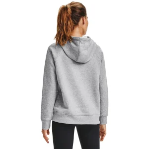 Meilleur prix 👏 Fitness Femme Under Armour Sweat À Capuche Femme Under Armour Rival Fleece Hb GRIS 👏 10