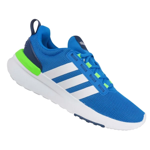 Nouveau 🔔 Enfant Adidas Adidas Racer Tr21 K BLEU 💯 1